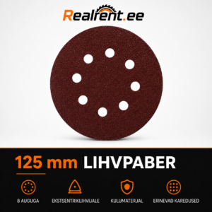 Lihvpaber 125mm - kulumaterjal