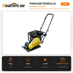 Pinnasetiendaja Baumax 70kg RealRent.ee
