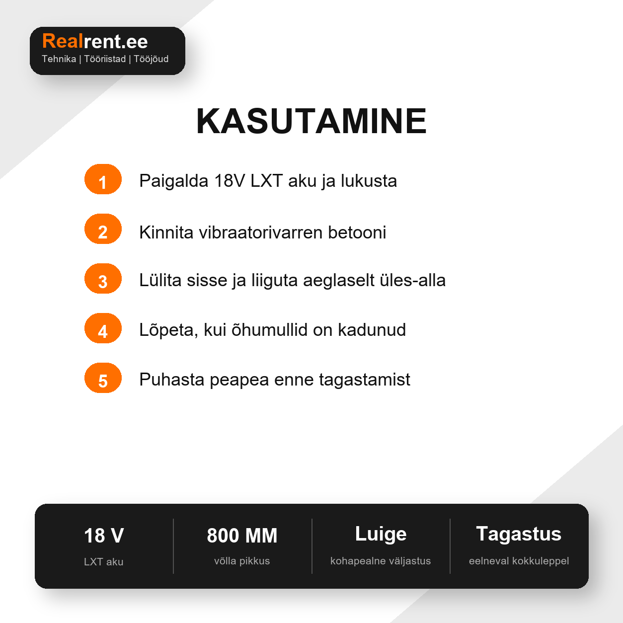 Makita DVR350Z kasutamisjuhis